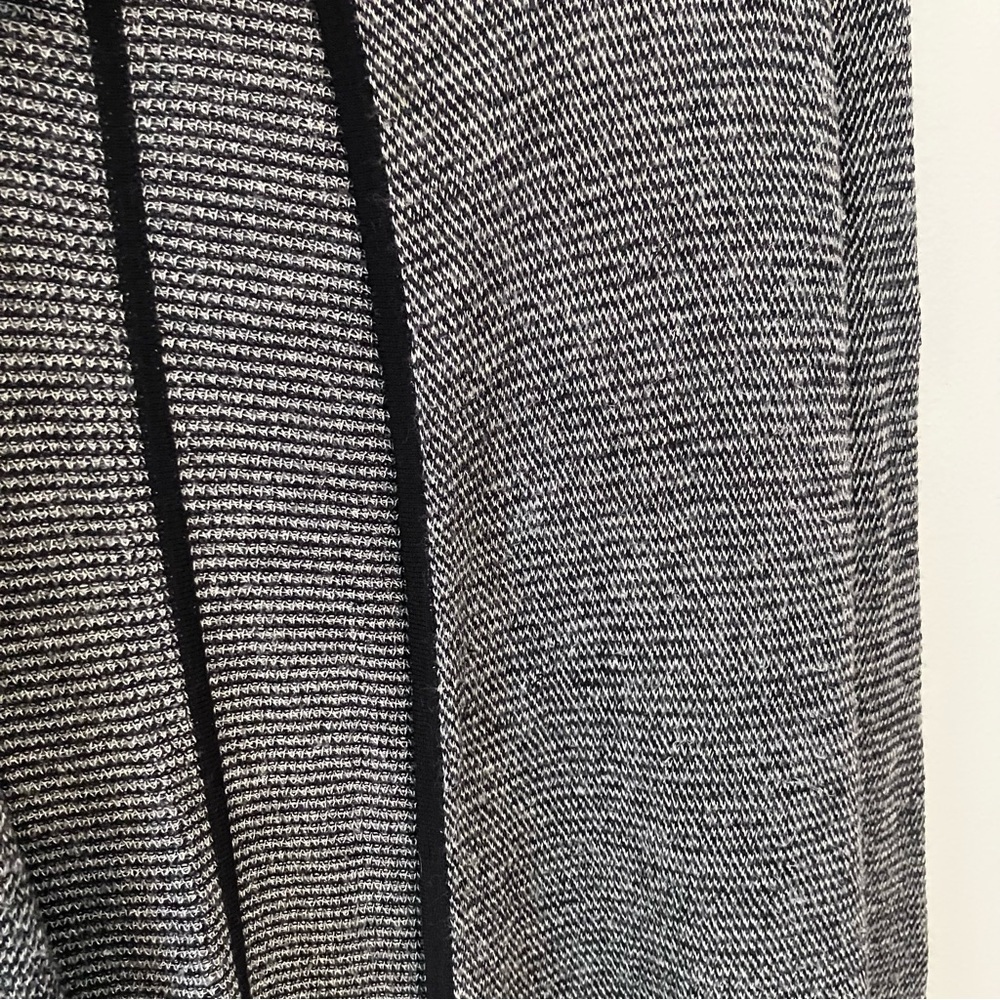 Eileen Fisher Long Cardigan Wool Linen Blend Open Front Petite Small Lagenlook - Picture 3 of 10